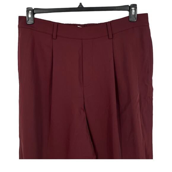 Vince Pants Mid Rise Pull on Tapered burgundy size 1X - Picture 2 of 6